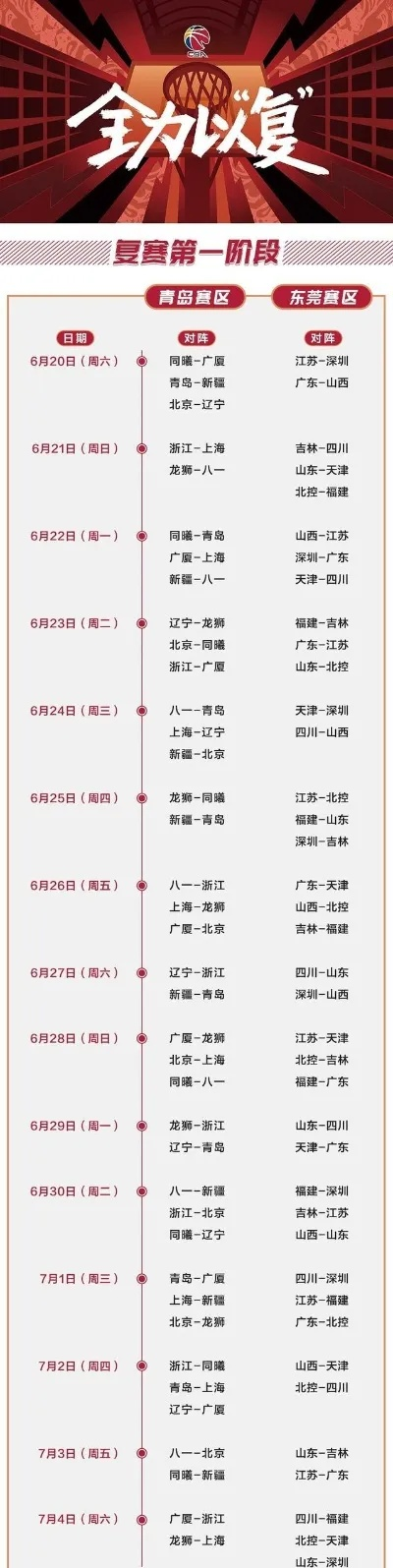 cba今日赛程表直播视频全网最全实时更新